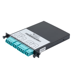 无源光学分配器，MMF OM4 LC连接器，70/30 分配，1 / 2LGX模块的图片