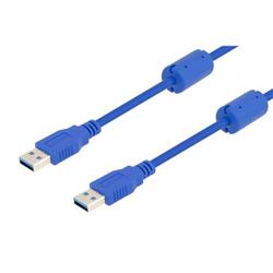 USB 3.0线缆，A型公头/A型公头，带磁环，0.5米的图片