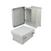 10×8×5英寸（25.4×20.3×12.7厘米）UL®认证NEMA-4X级防风雨接线盒，带非金属安装板和非金属合页连接结构的图片