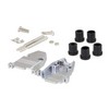 Assembled D-Sub Hood Kit DB9/DVI Metalized的图片