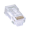Pull Through RJ45 Plug, Unshielded, Category 6, Pkg/100的图片