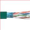 超5类, PVC,带有箔屏蔽, 4对绞合,26AWG,1,000 ft/305m 线轴包装包装,绿色的图片