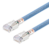 Category 6a Aerospace Ethernet Cable High-Temp Double Shielded FEP Blue RJ45, 150.0ft的图片