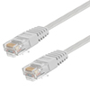 Category 6 Flat Patch Cable, RJ45 / RJ45, White, 20.0 ft的图片