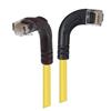 6类直角型跳线，直角右出线/直角下出线，黄，15英尺（4.6米）的图片
