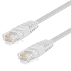 Category 5E Flat Patch Cable, RJ45 / RJ45, White, 50.0 ft的图片