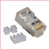 屏蔽超6类RJ45插头（8×8），用于28AWG导线，50件/袋的图片